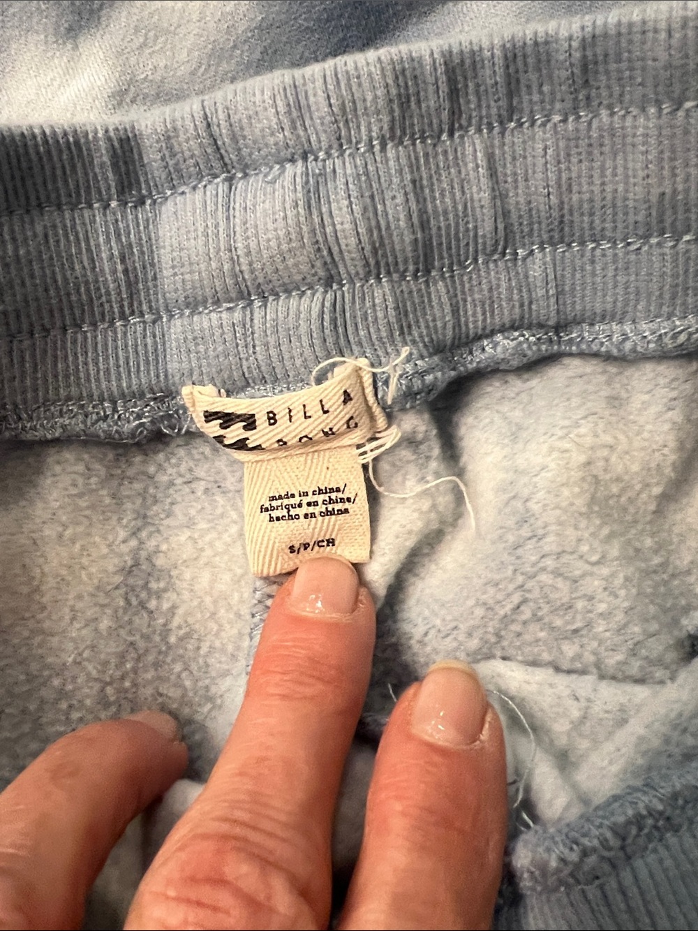 Billabong Light Blue Cozy Fleece Hoodie Set - Picture 3 of 6